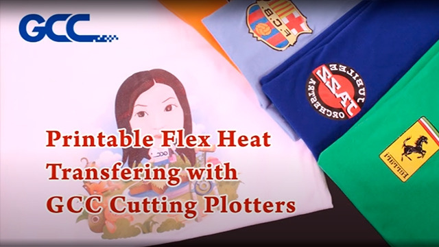 Печатный Flex Heat Transfer с режущими плоттерами GCC